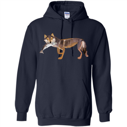 Sea Wolf T-shirt Fish and Wolf Navy