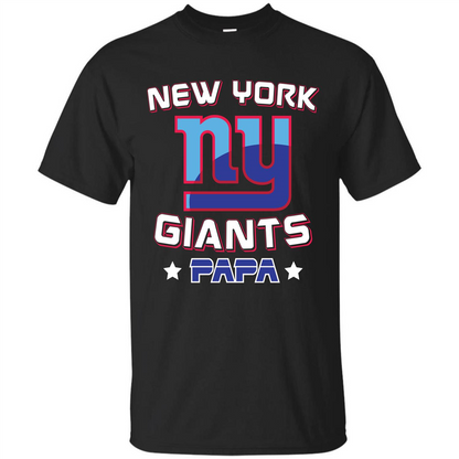Football T-shirt New York Ny Giants Papa Black