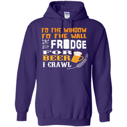 Beer. For Beer I Crawl T-shirt Purple