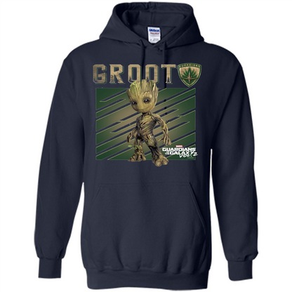 Groot Guardians of Galaxy 2 Growth Graphic T-Shirt Navy