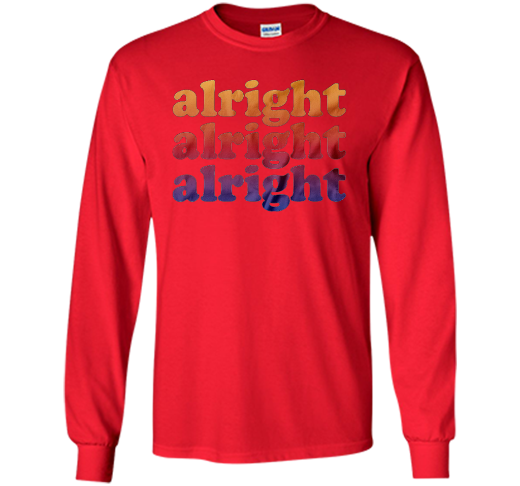 Alright Alright Alright T-shirt Red