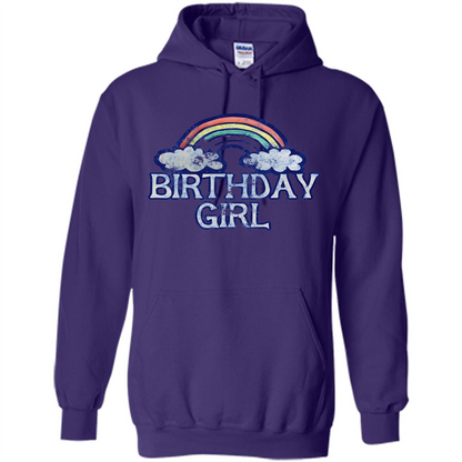 Birthday Girl Rainbow T-shirt Purple