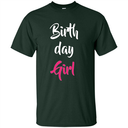 Birthday Girl T-shirt Pink Party Birthday T-shirt