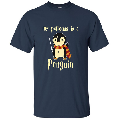 Penguin T-Shirt My Patronus Is A Penguin Hot 2017 T-Shirt Navy