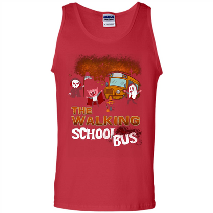 Halloween T-shirt The Walking School Bus T-shirt Red