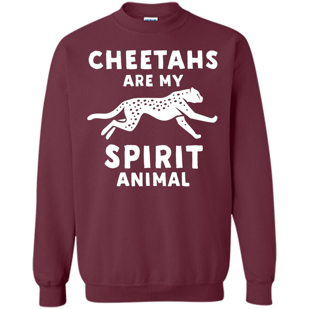 Cheetahs Are My Spirit Animal T-shirt Maroon
