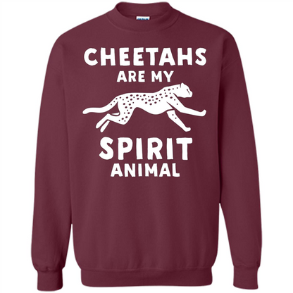 Cheetahs Are My Spirit Animal T-shirt Maroon