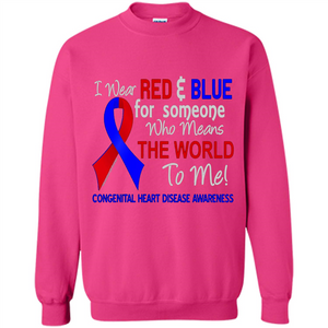 Congenital Heart Disease CHD T-Shirt Means The World To Me