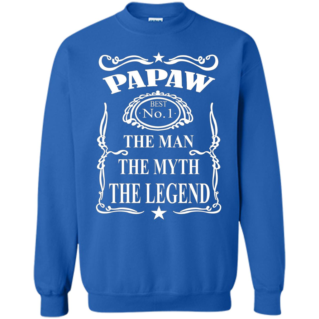 Fathers Day T-shirt Papaw The Man The Myth The Legend Royal