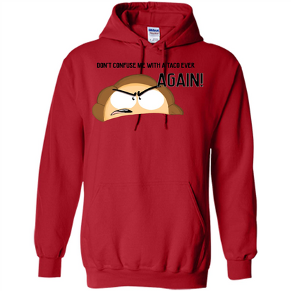 Empanada T-Shirt Dont Confuse Me With A Taco Ever Again Red
