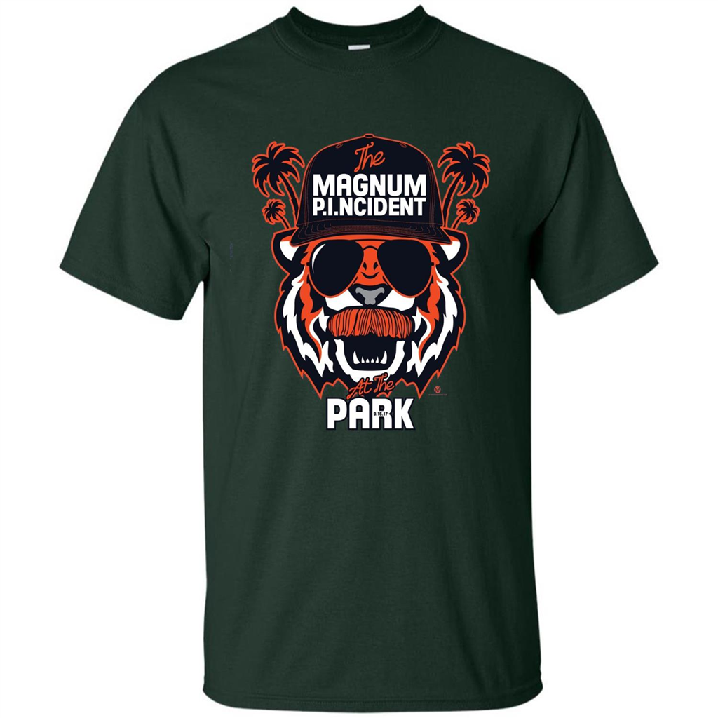 The Magnum P.I.NCIDENT At The Park T-shirt Forest Green