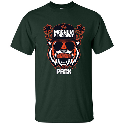 The Magnum P.I.NCIDENT At The Park T-shirt Forest Green
