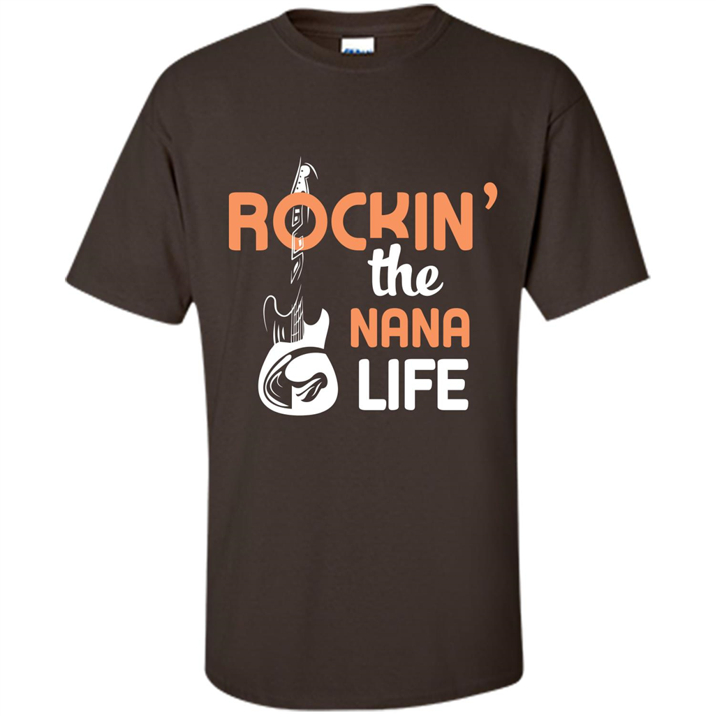 Nana T-shirt Rockin’ The Nana Life Dark Chocolate
