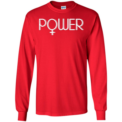 Woman Power Female Symbol Feminist T-Shirt Red