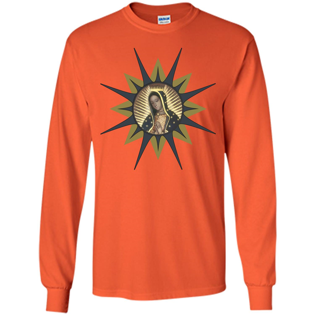 Virgen de Guadalupe T-shirt Orange