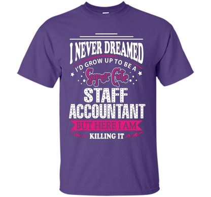 Staff Accountant T-Shirt cool shirt Purple