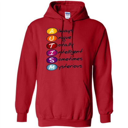 Autism Awareness Definition T-shirt Red