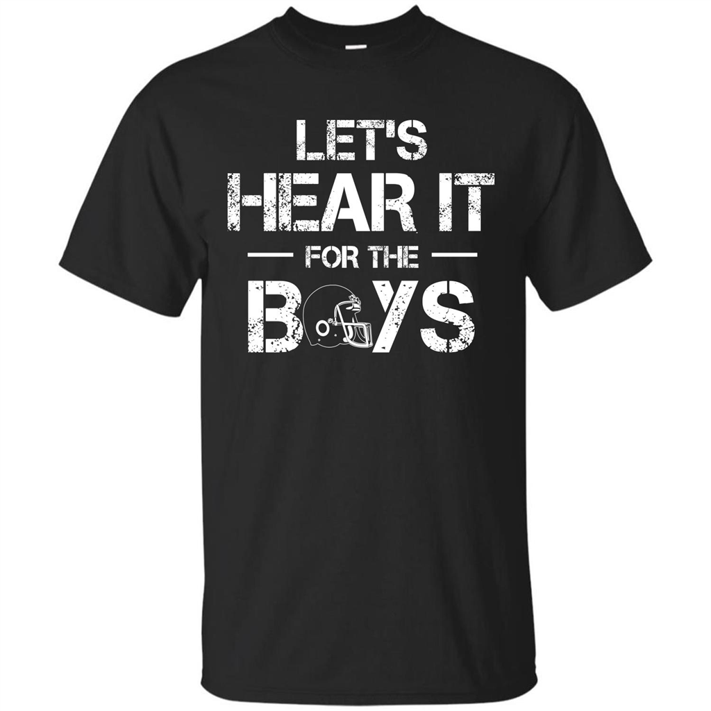Football T-shirt Let's Hear It For The Boys Black