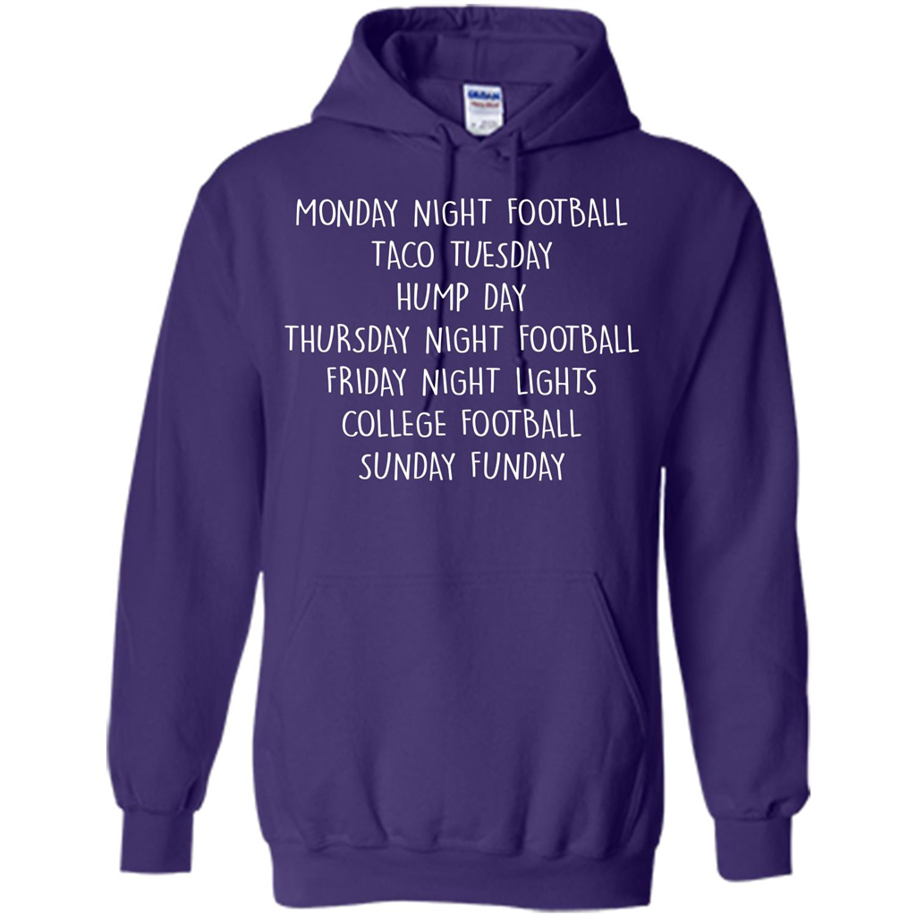 Football T-shirt Monday Night Football Taco Tuesday Purple