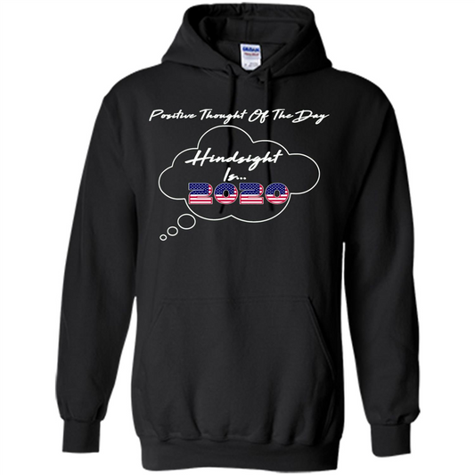 American T-shirt Hindsight is 2020 Trump Election Sarcastic T-shirt Black