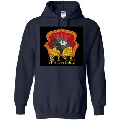 Cats And Dogs Lovers T-shirt King Of Everything Navy