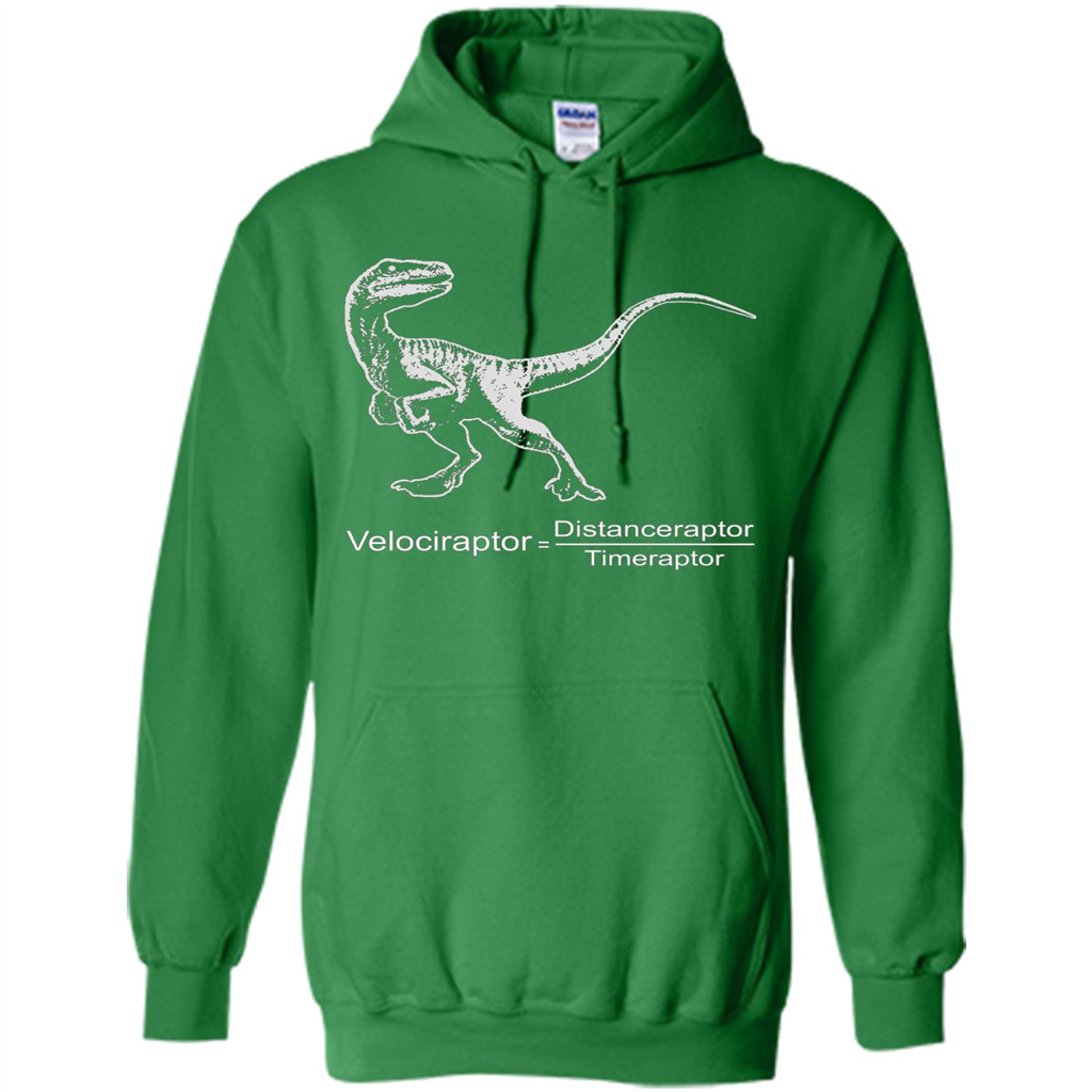 Velociraptor Distanceraptor Timeraptor T-shirt Irish Green