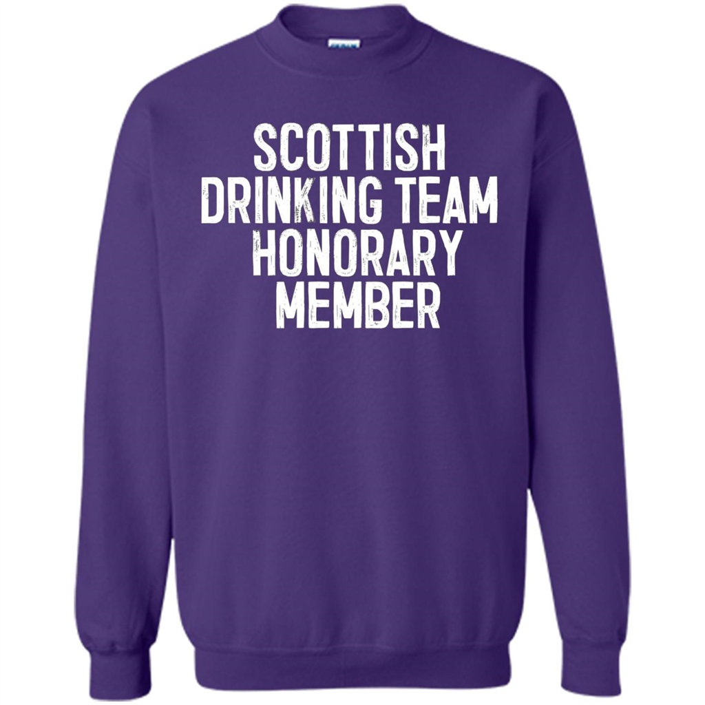Scottish Drinking Team Honorary Member T-Shirt Purple