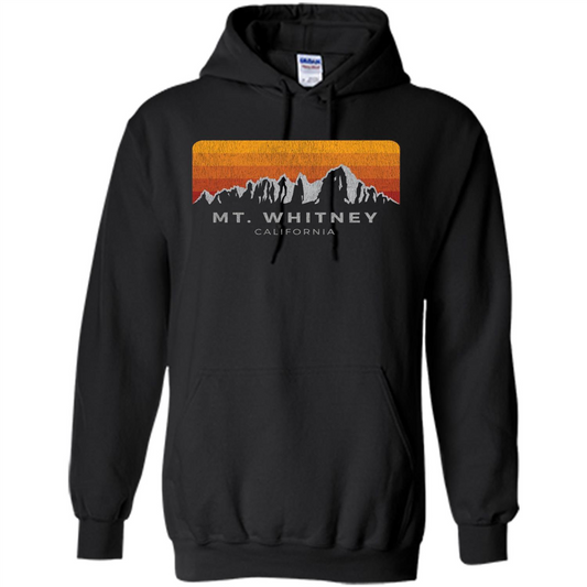 Mt. Whitney California Sunrise T-shirt Black