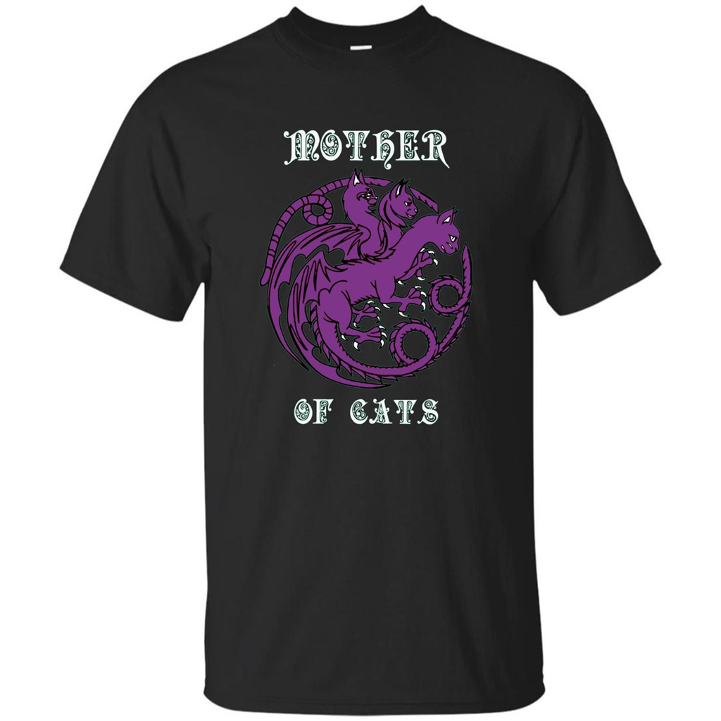 Mother Of Cats T-shirt Black