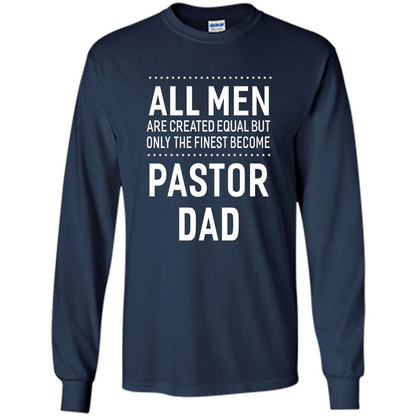 Men's Pastor Dad T-shirt Funny Sayings Men Christian T-shirt