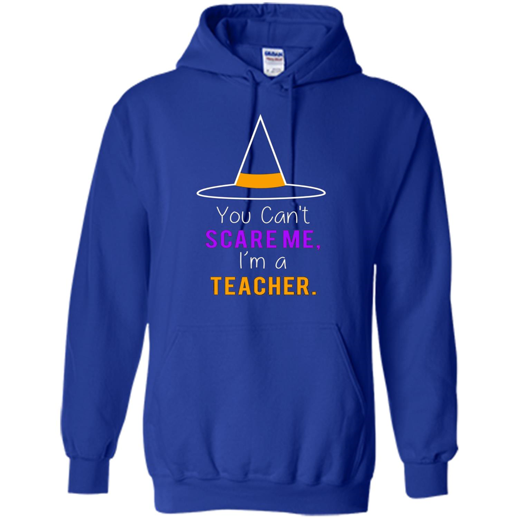 You Can't Scare Me I'm A Teacher T-shirt Funny Halloween T-Shirt Royal