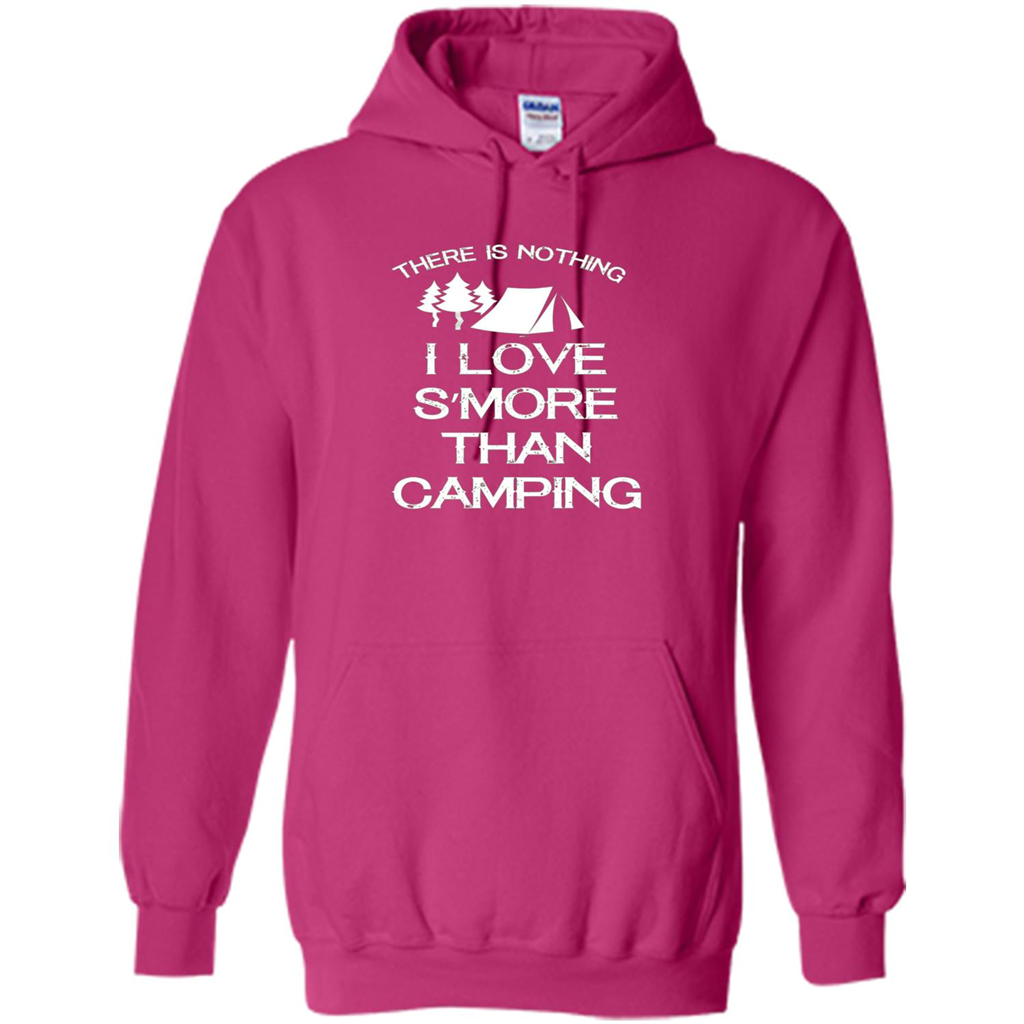 There is Nothing I Love S'more Than Camping T-shirt Heliconia