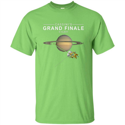 Cassini Grand Finale Space T-shirt Lime