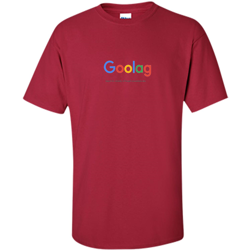 Goolag Search Somewhere Else T-shirt Cardinal