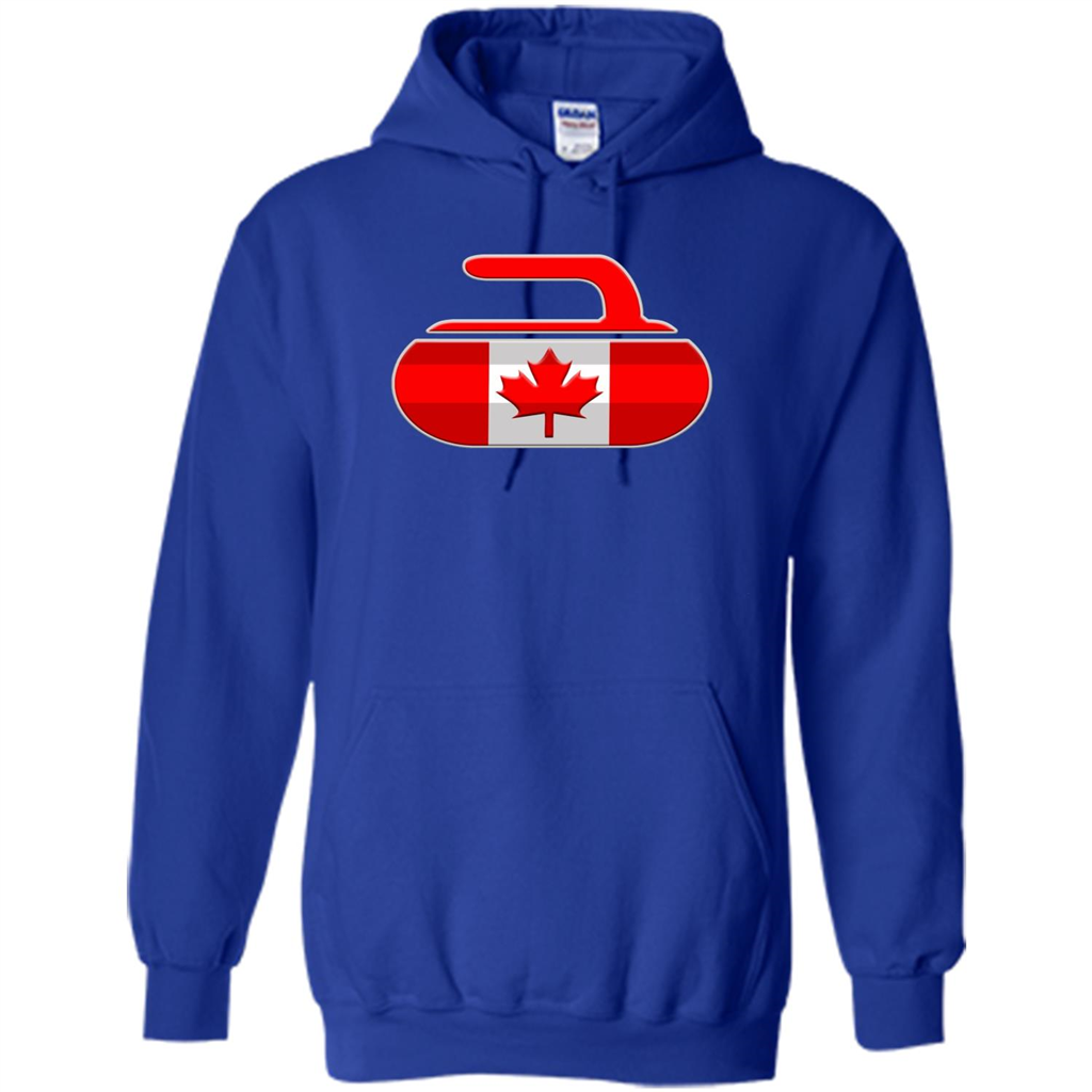 Canadian Curling Flag T-shirt Royal