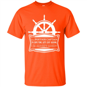 I'm A Pontoon Captain T-shirt