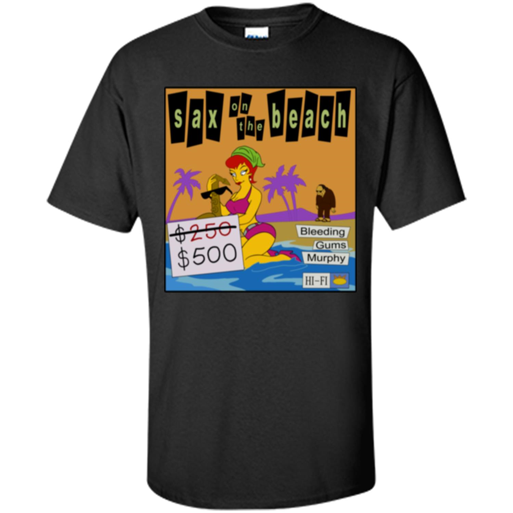 Sax on the Beach Discount Edition T-shirt Black