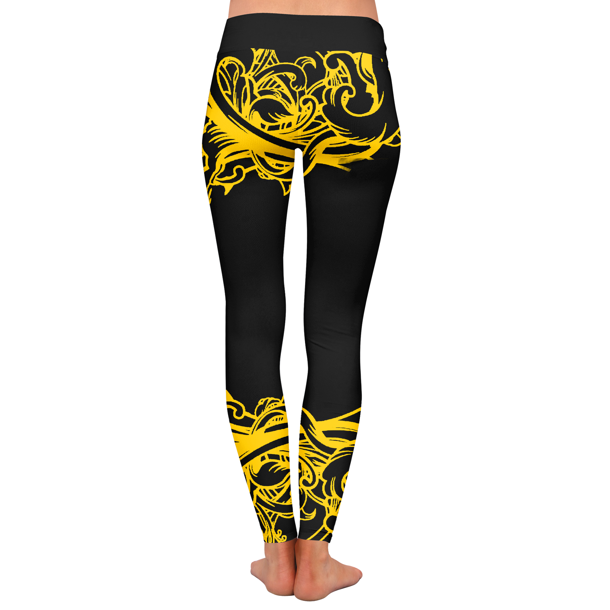 Loyal Like A Hufflepuff Harry Potter 3D Leggings