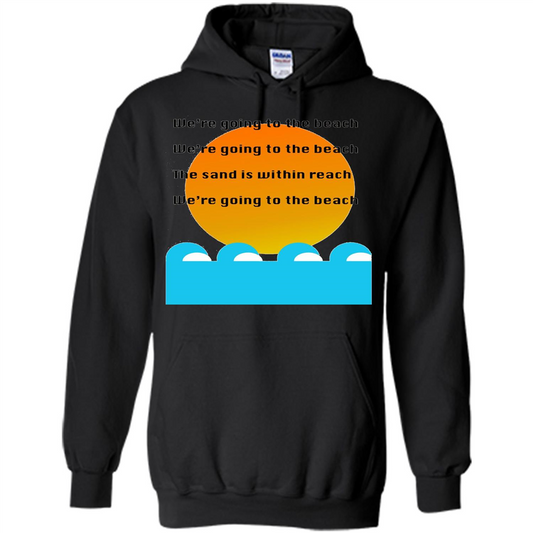 Summer T-shirt We're Going To The Beach T-shirt Black
