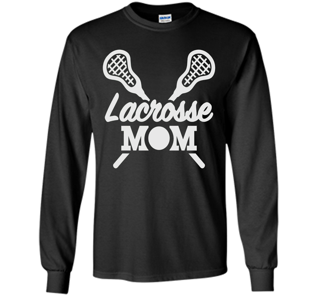 Lacrosse Mom T Shirt cool shirt Black