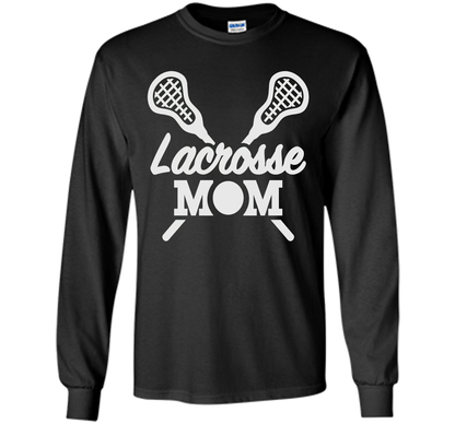 Lacrosse Mom T Shirt cool shirt Black