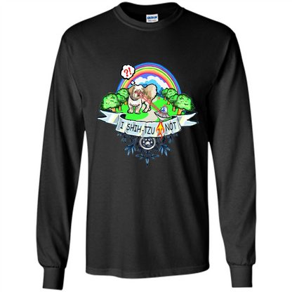I Shih-tzu Not T-shirt Orange