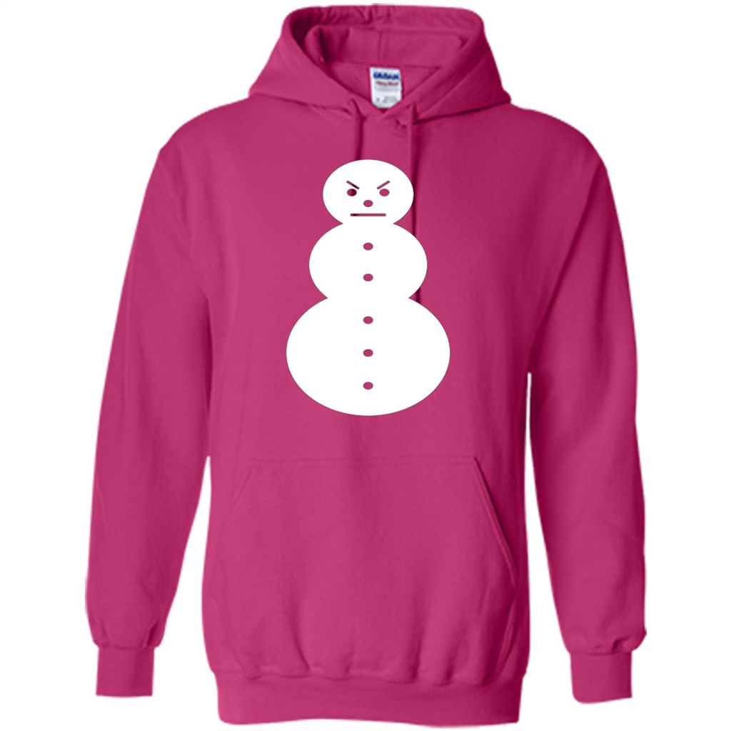 Christmas T-shirt Angry Snowman T Shirt Heliconia