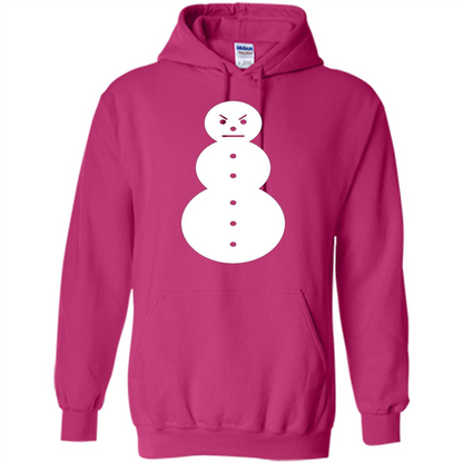 Christmas T-shirt Angry Snowman T Shirt Heliconia
