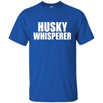 Husky Whisperer T-shirt Royal