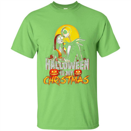 Halloween Is My Chirstmas T-shirt Lime