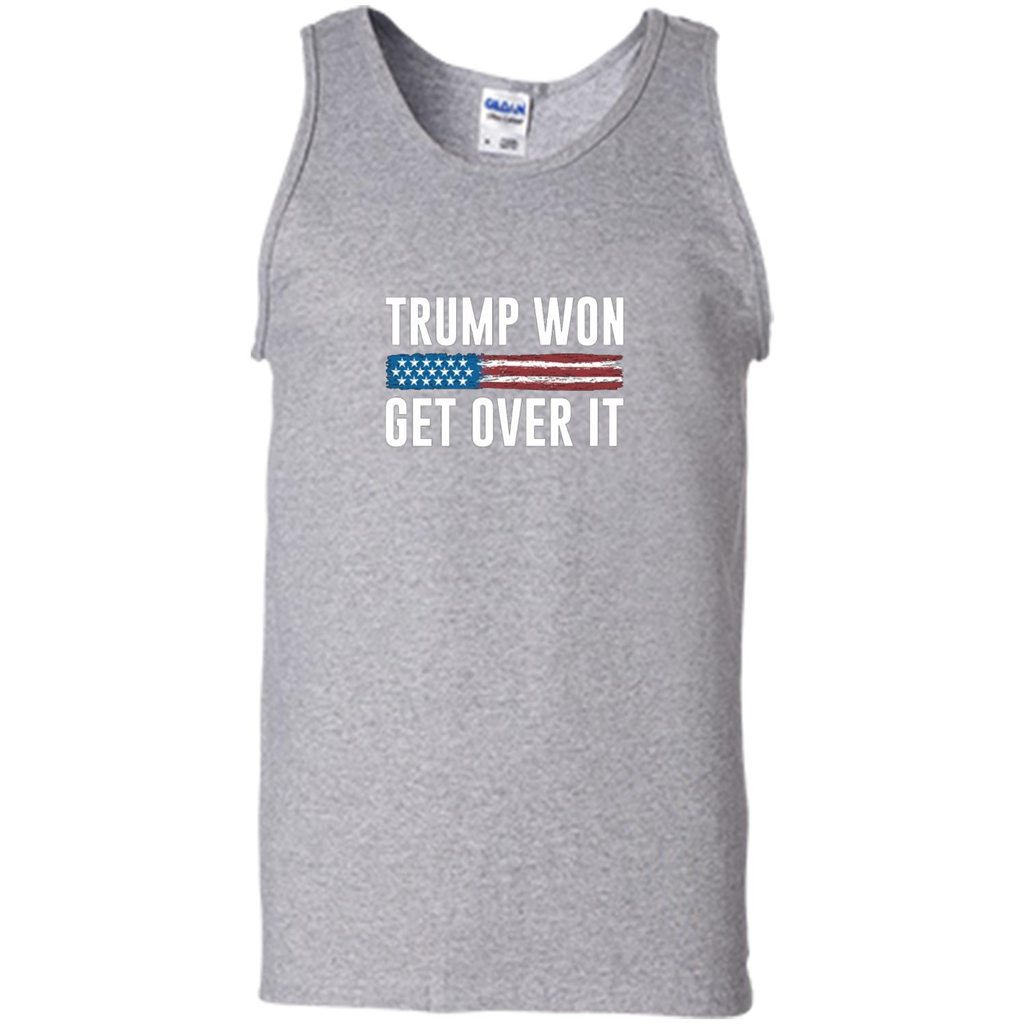 Trump Won - Get Over It T-shirt Sport Grey