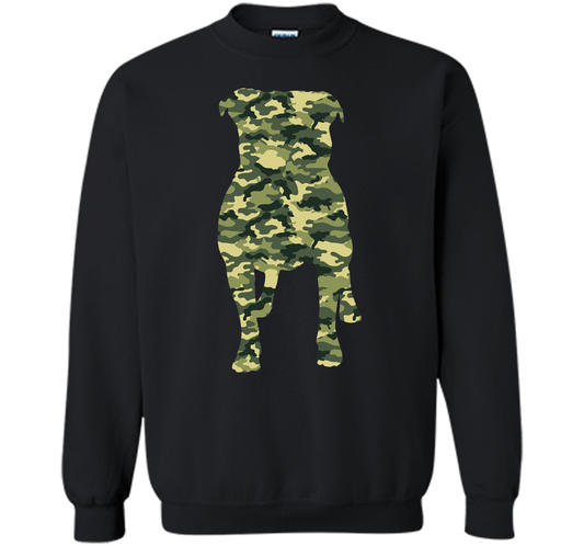 Camouflage AMERICAN BULLY Military Army T-shirt Black S