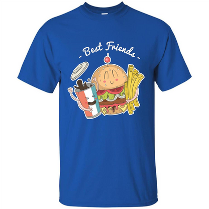Burger Lover T-shirt Best Friends Delicious Royal