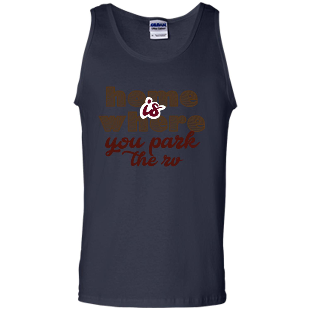 Home Is Where You Park The Rv T-shirt Navy